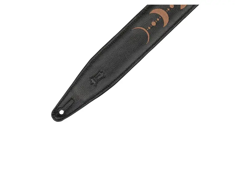 Levy's MG317MP-BLK-BRN 2.5" Leather Guitar Strap 48"-55'', Brown 