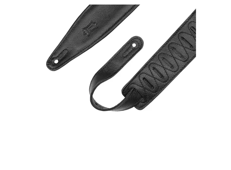 Levy's MG317MP-BLK-BRN 2.5" Leather Guitar Strap 48"-55'', Brown 