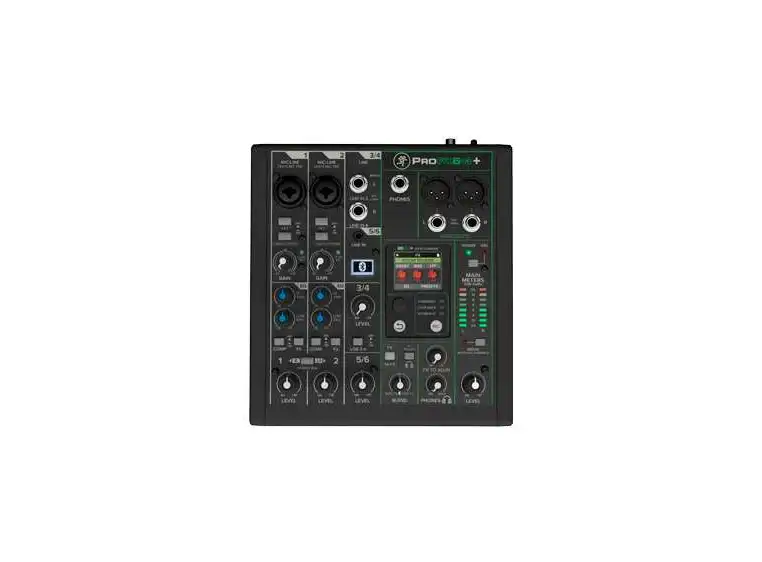 Mackie Profx6v3+ 6-ch analog mixer enhanced FX, USB recording and bluetooth 