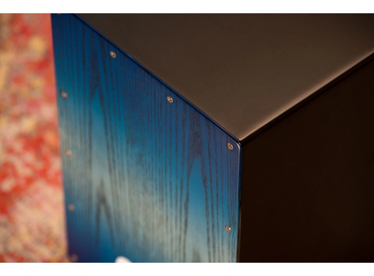 Meinl MCAJ100BK-PBF Headliner Snare Cajon Black - Pacific Blue Fade 