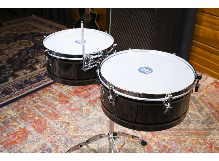 Meinl MTS1415BN Marathon Timbales 14 & 15, Black Nickel 