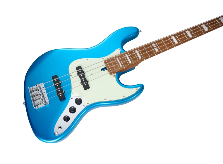 Mooer MBJ410 Electric Bass Guitar Metal Blue 