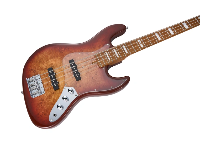 Mooer MBJ420 Electric Bass Guitar Red Burst 