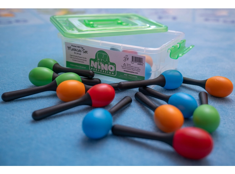 NINO PERCUSSION NINOSET56 Maracas Shaker Set, small. 16 pcs 