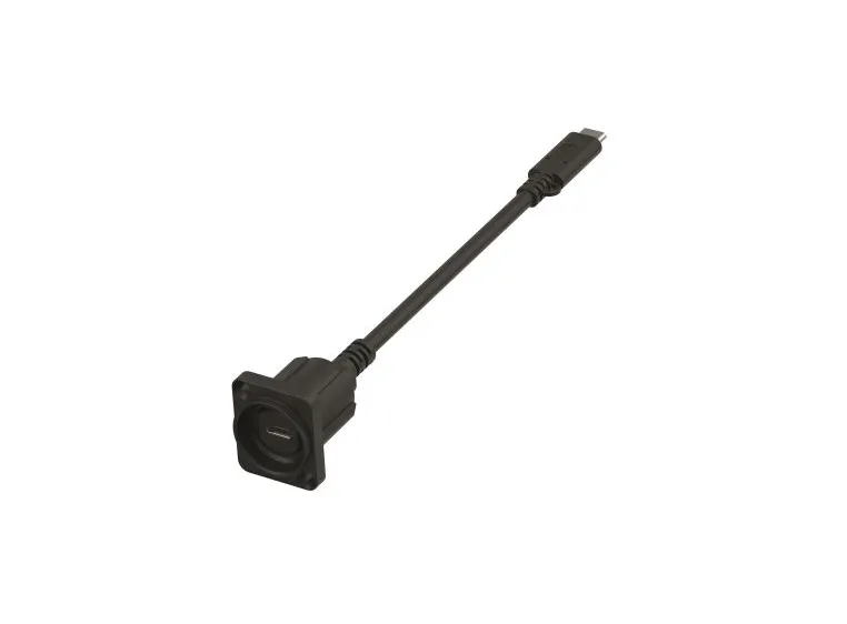 Neutrik USB-C 5G D-Shape chassis con. 
