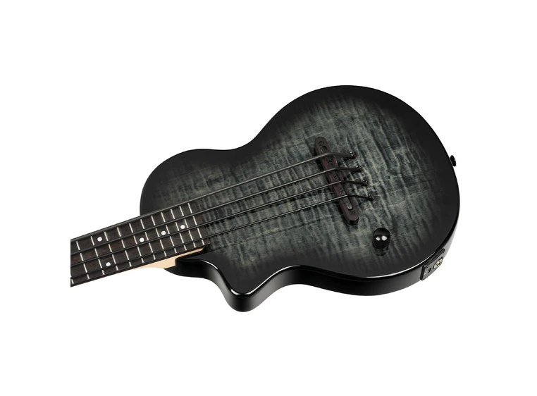 Ortega NEO-BS-TGB-L Ukulele bass med mik,  Solid body, Left 
