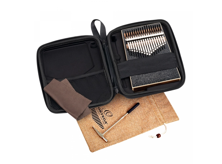 Ortega OKB4-MBK Ortega Kalimba C Major 17Keys, Acacia - Black Sparkle 