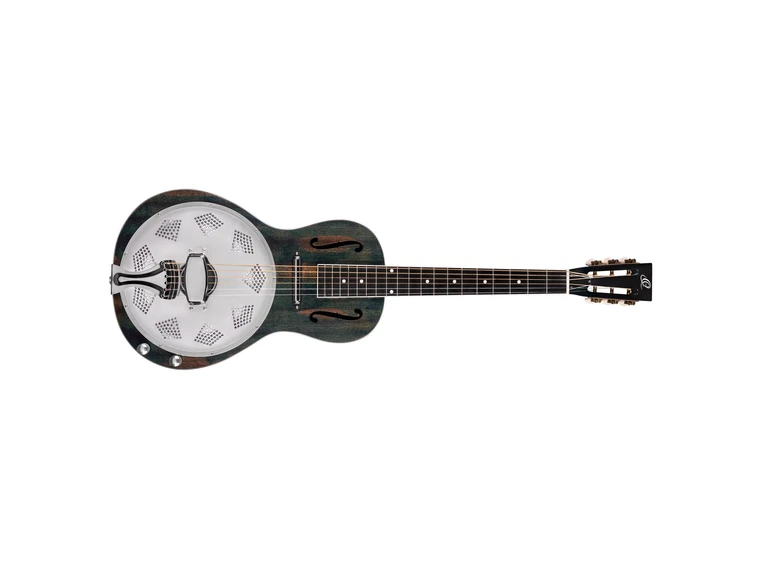 Ortega RRG30E-DD Americana Series Resonator Guitar, Denim 