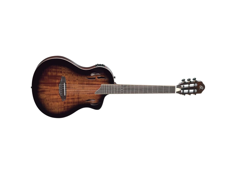 Ortega RTPDLX-ACA Nylonstr. gitar m/mik Thin body Slim neck 