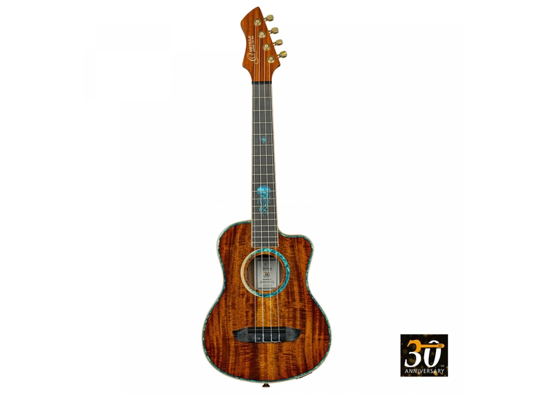 Ortega RUHZ30TH-JF Tenor ukulele m/mik bag, 30th Anniversary, Jellyfish 