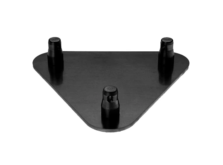 PROLYTE BASE-40D Baseplate Trekanttruss, Sort, m/koblingsstykker 