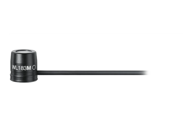 Shure WL183MB/O-TQG Myggmikrofon Omni, Black 