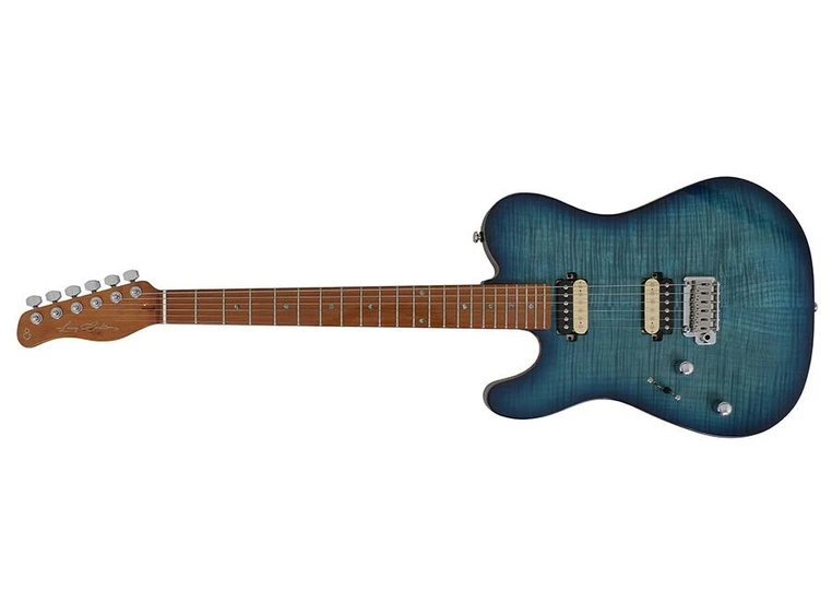 Sire Larry Carlton T7 FM Lefthand Flamed maple top, Transparent blue 