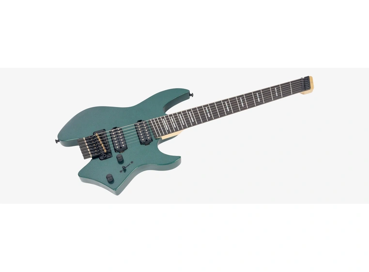 Sire Larry Carlton X6 Headless 7-string Metallic green, with gigbag 