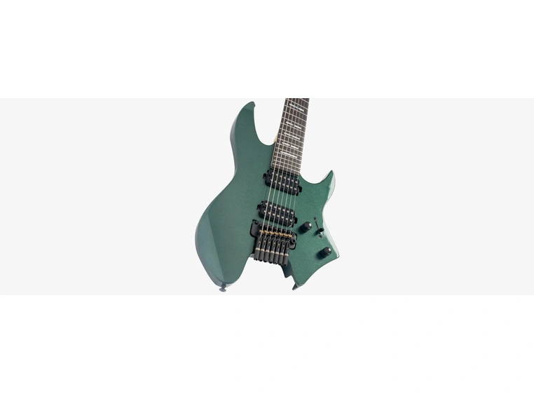 Sire Larry Carlton X6 Headless 7-string Metallic green, with gigbag 