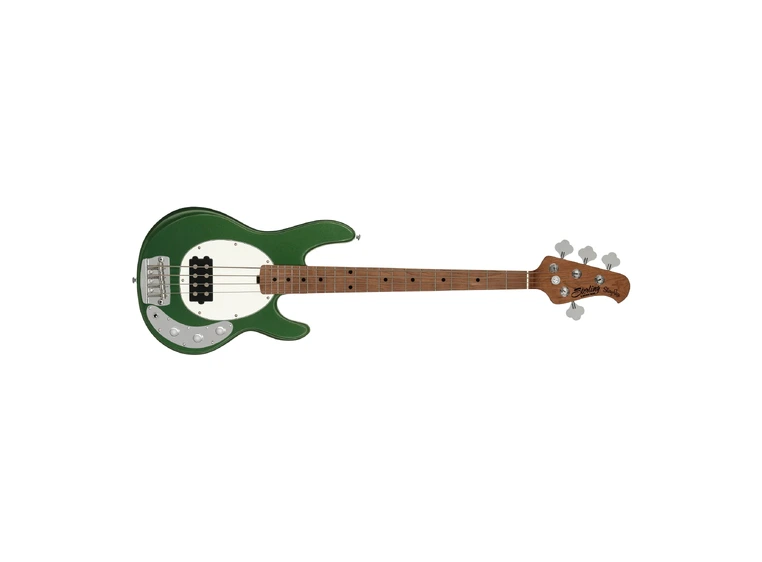 Sterling By Music Man RAYSS4 Short Scale Charging Green 