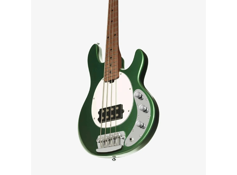 Sterling By Music Man RAYSS4 Short Scale Charging Green 