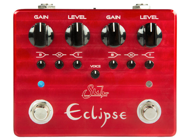 Suhr Eclipse. Overdrive/Distortion Pedal Dual-Channel