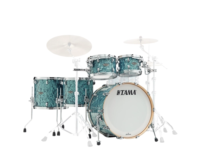 Tama WBR52RZS-TQP SC Walnut/Birch 5pc. (10,12,14,16,22), Turquoise Pearl 