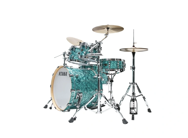 Tama WBR52RZS-TQP SC Walnut/Birch 5pc. (10,12,14,16,22), Turquoise Pearl 