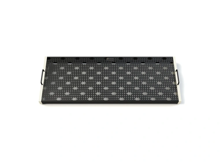 Temple Audio Design DUO Pedalbrett (32 x 86 cm) - Vintage White 