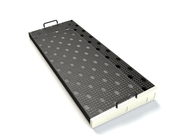 Temple Audio Design DUO Pedalbrett (32 x 86 cm) - Vintage White 
