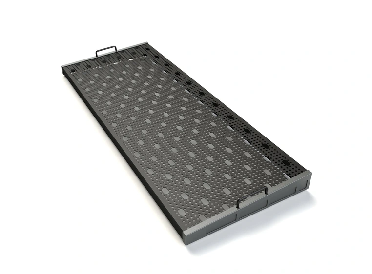 Temple Audio Design TRIO Pedalbrett (42 x 109 cm) - Gun Metal 