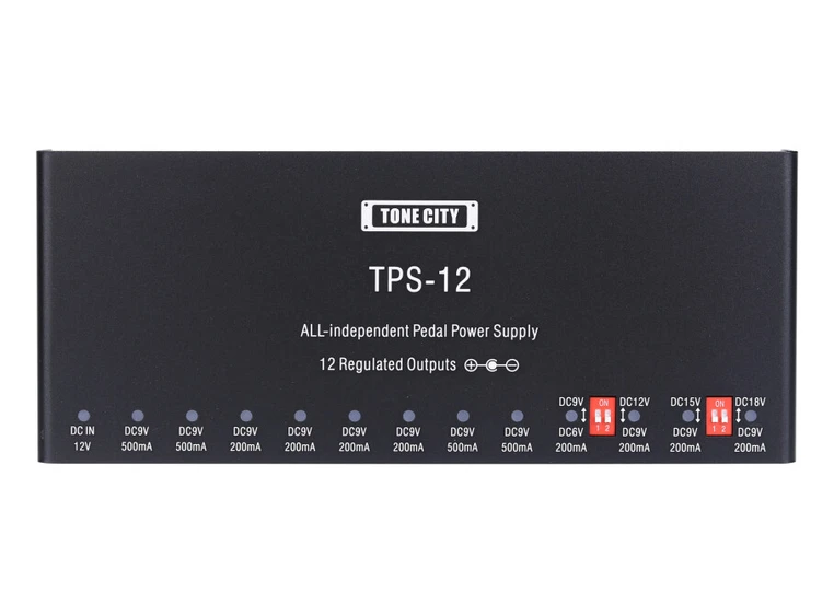 Tone City TPS-12 - Multi Power Supply with 12 Outputs 