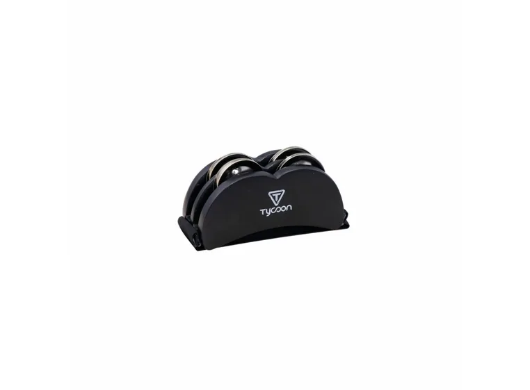 Tycoon Foot Tambourine with Bright Steel Jingles 