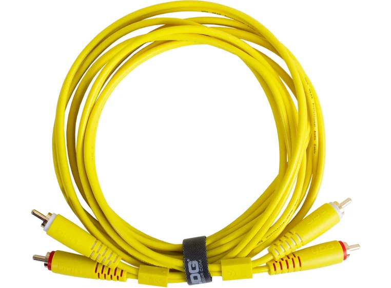 UDG Gear Lydkabel 2x RCA - 2x RCA Yellow 3m 