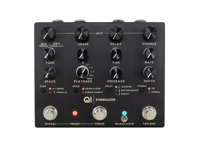 Walrus Audio Qi Etherealizer Black Multieffekt 