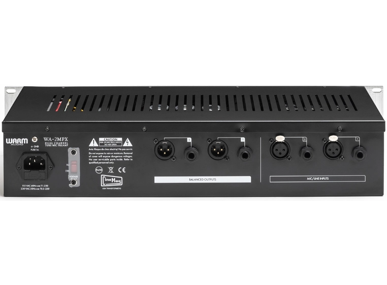 Warm Audio WA-2MPX Vintage mikrofonpreamp, 2 kanaler 