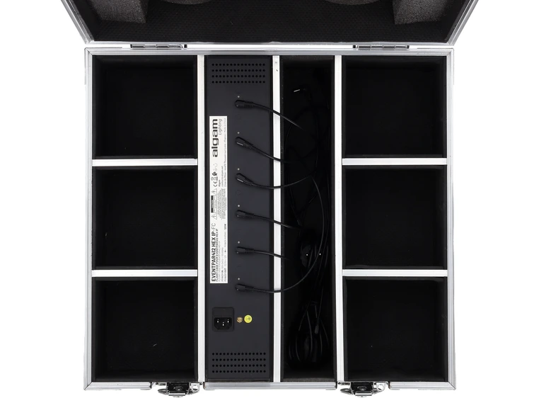 Algam Lighting EVENTPAR412-FC Flightcase For 6x EVENTPAR 412 HEX IP with charger 