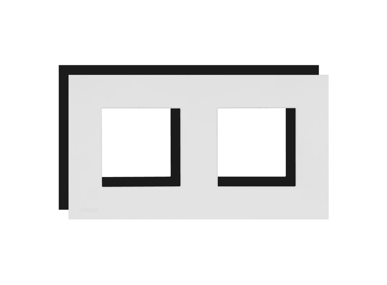 Audac CF45D/W Ramme til montering 2stk 45x45mm paneler 