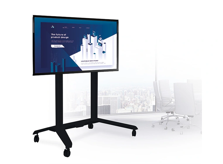 B-Tech BT8564/BB XL Flat Screen Trolley Black/Black 