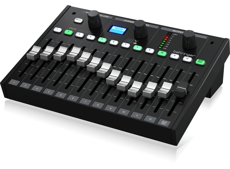 Behringer P24 Personal Monitor Mixer 13 stereo ch, 60mm faders 