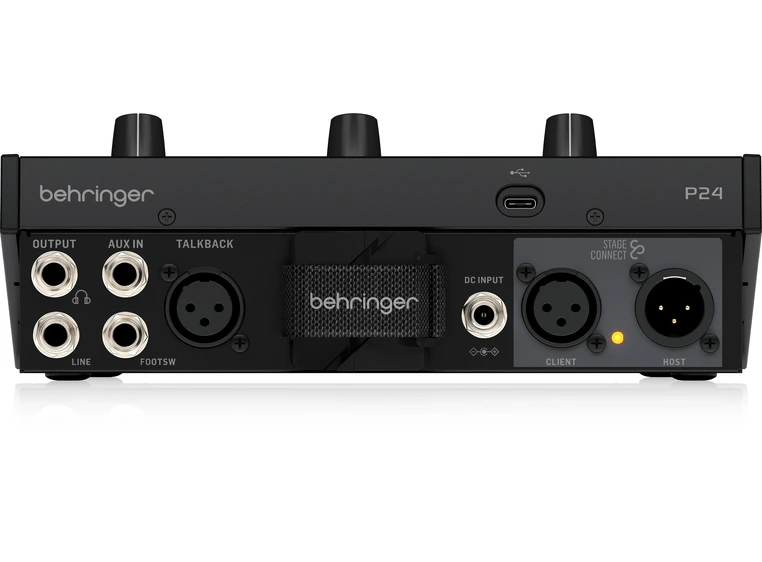 Behringer P24 Personal Monitor Mixer 13 stereo ch, 60mm faders 