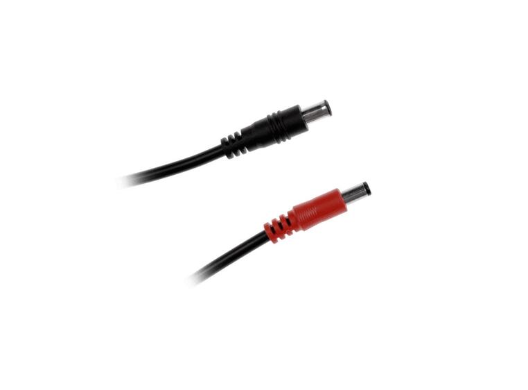 CIOKS L2015 EIAJ til type 2, sort/rød Kobler DC7 til 4, 15cm