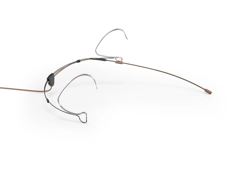 DPA 6066 CORE Omni Headset Mic Brown, MicroLock 