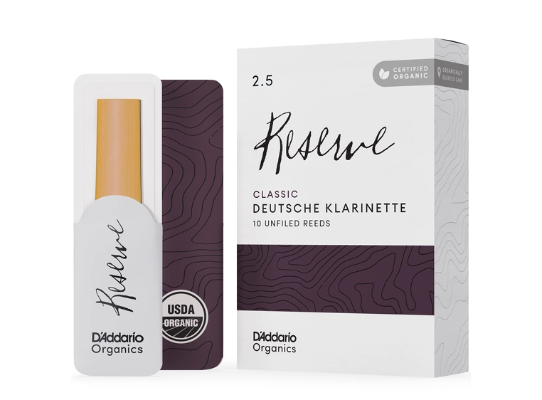 D'Addario Woodwinds ORCR1025D 10-pk 2.5 Org. Reserve Classic German klar 