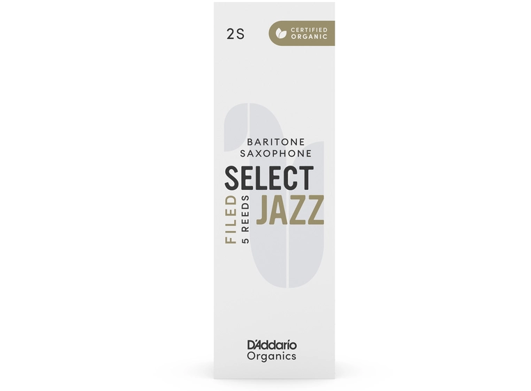 D'Addario Woodwinds ORSF05BSX2S 5-pk 2S Org. Select Jazz Filed Baritone-sax 