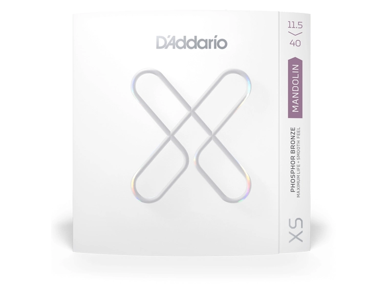 D'Addario XSM11540 Mandolin XS P. Bronze (0115-040) Custom Medium 