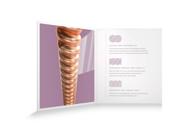 D'Addario XSM11540 Mandolin XS P. Bronze (0115-040) Custom Medium 