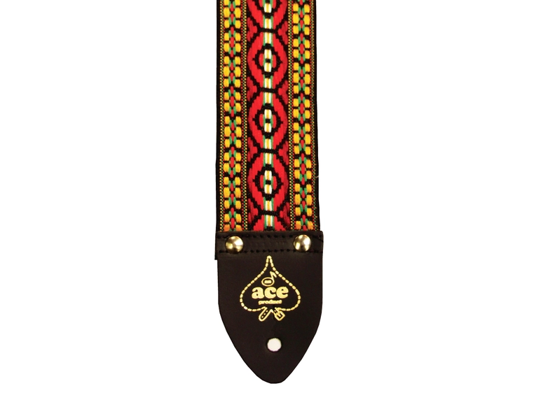 D'Andrea Ace 2" Vintage Reissue Strap Bohemian Red 