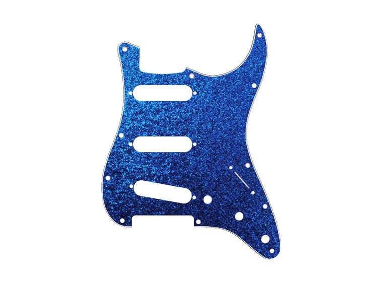 D'Andrea ST-Style SSS Pickguard Blue Sparkle