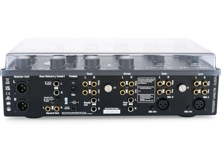 Decksaver Union Audio orbit.4 LE / LE fx 