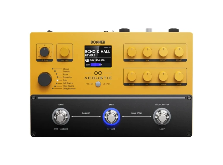 Donner APL akustisk gitar-multieffekt 