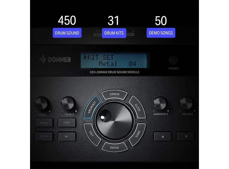 Donner DED-200 MAX el-trommesett 