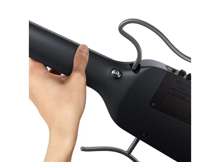 Donner HUSH-I silent stålstrengsgitar black 