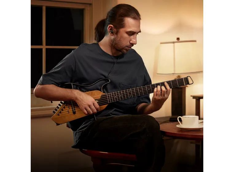 Donner HUSH-I silent stålstrengsgitar maple 